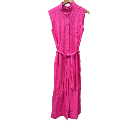 Country Road Magenta Linen Jumpsuit Size 6