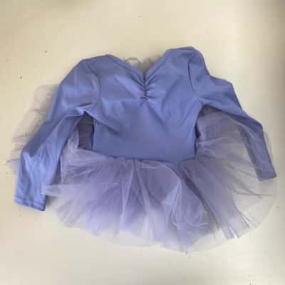 Cotton On Kids Dusty Lilac Evie Long SLeeve Tutu Dress  Size 2 