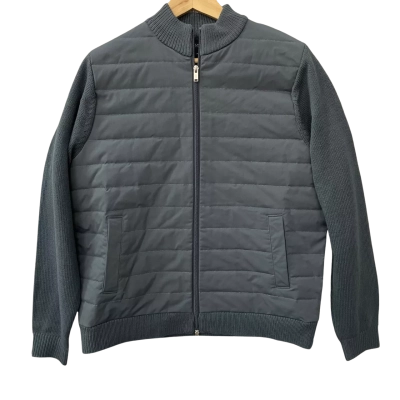 J.C.Lanyon Mens  Size M Bomber Jacket Blue 