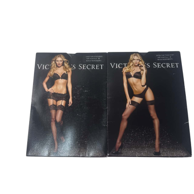 BNWT Victoria's Secret Black stockings 