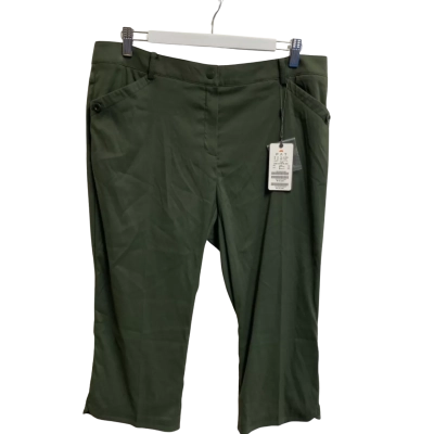 PAT Womens Size 33 Performance Pants Green / 3/4 Pants