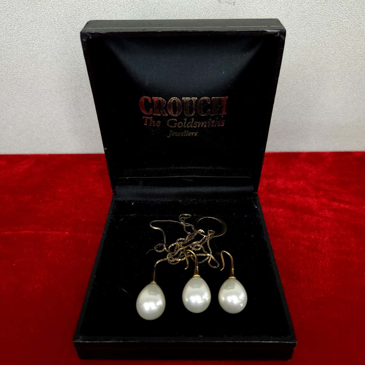 925 Silver Asymmetric Knot Pearl Earrings Gold main image 0