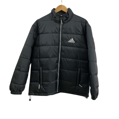 Adidas Kids Unisex Size XL Puffer Jacket Black  