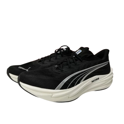 Puma Deviate Nitro 4 runners . Mens  Size 14 Trainers Black  / White 