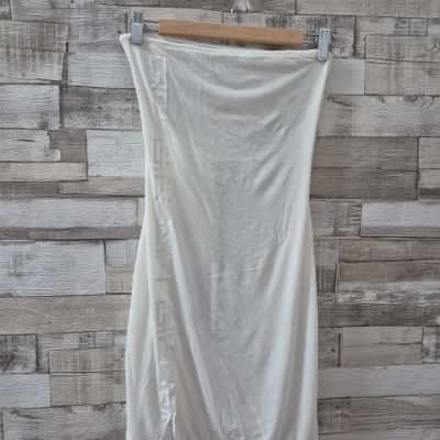  Womens I.Am.Gia Bodycon Dress  Size L White 