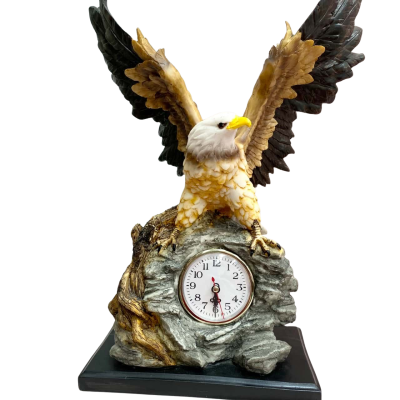 American Eagle clock sculpture 
