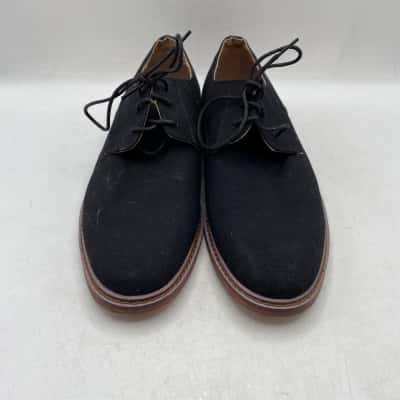 Tarocash Mens  Size 7 Oxfords Black  Canvas  Shoes NWOT