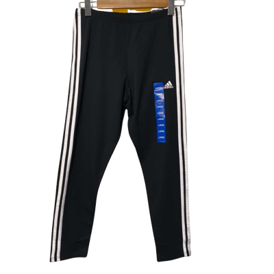 BNWT Adidas Size L Leggings Black  / White 