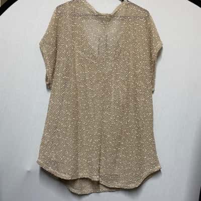 Autograph Womens  Size L Beige Shirt Sweater