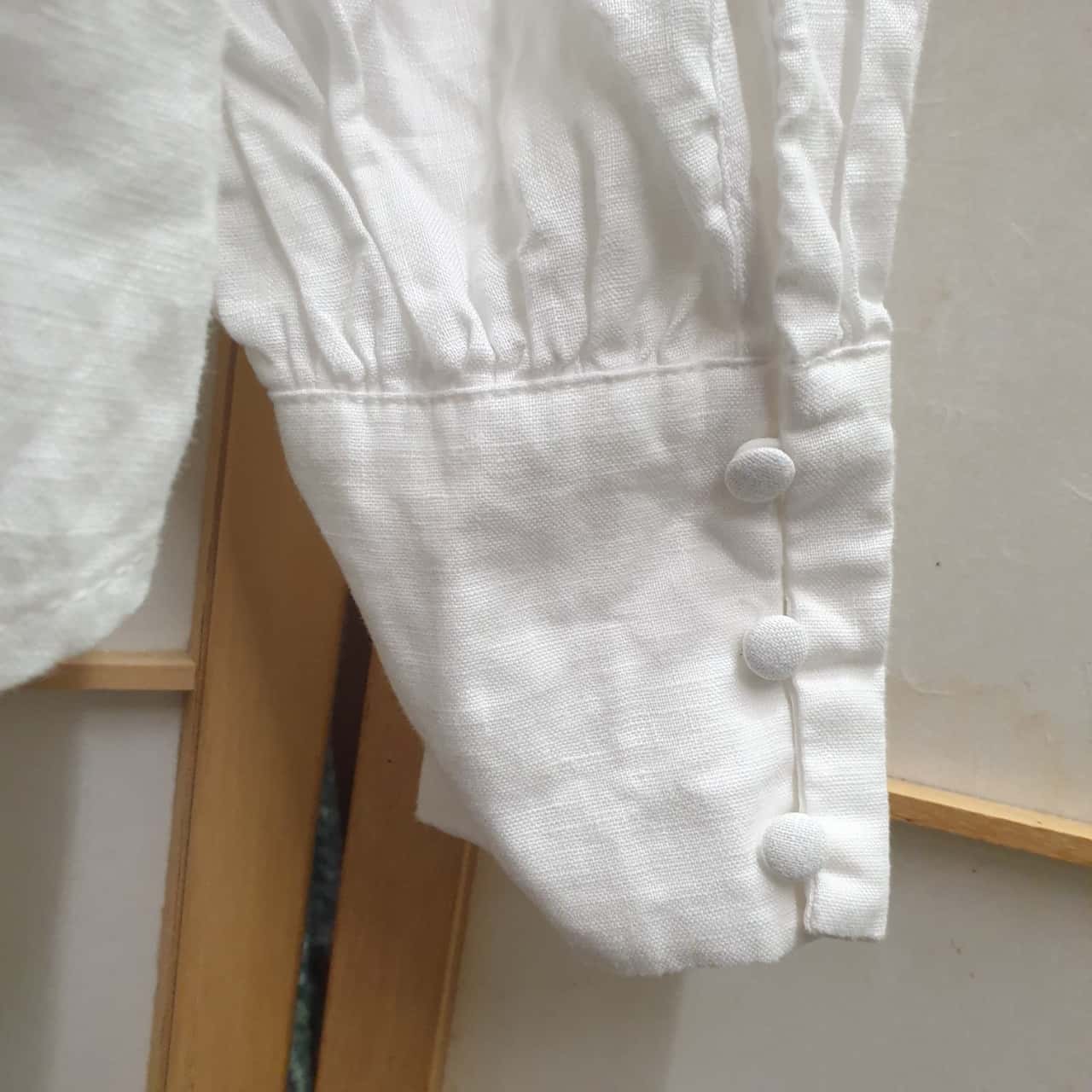 SPORTSGIRL 100 Linen Blouse Size 14(s)