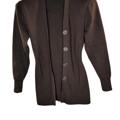 Seed Womens  Size XXS Button-down Cardigan / Cardigan Brown Winter Tops 