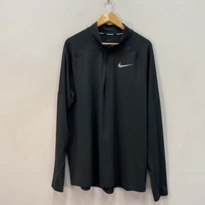 Nike Running Mens  Size XL Black  Sweatshirt 