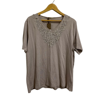 Regatta Womens  Size M silver cotton short sleeve shirt 