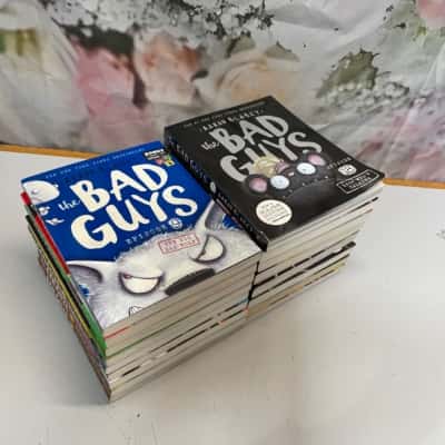 “The Bad Guys” Aaron Blabey. Books 1-14,16-18.
