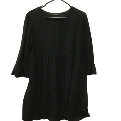 Carla Zampatti Womens  Size 12 Mini Dress Black  