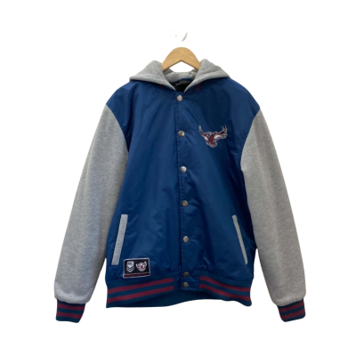 NRL Mens  Size XL Varsity Jacket Blue / Grey Manly Waringah Sea Eagles