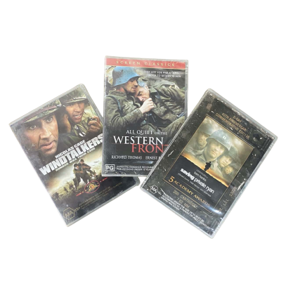 War Movies Bundle DVD x 3 (Sealed)
