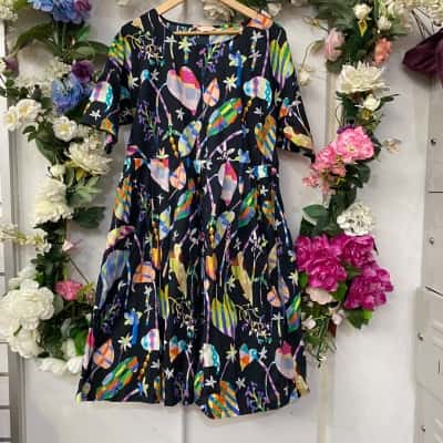 Gorman Womens  Size 12 Midi Dress Floral / Multicoloured 