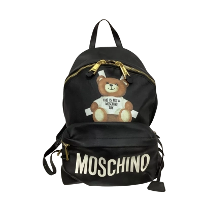 Moschino Womens Backpack Black  
