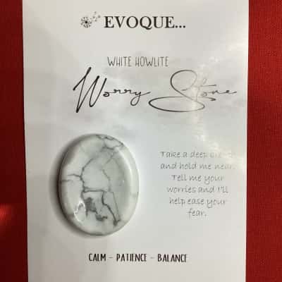 Worry Stone - White Howlite