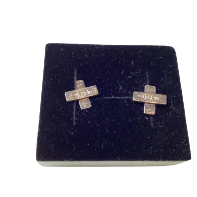  Womens Earrings Silver Cross