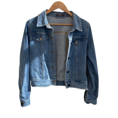  Vildnis Womens  Size S Denim Jacket Blue 
