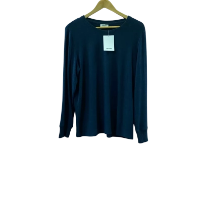 Sussan Women's Soft Sleepwear Top Size M Navy Blue 