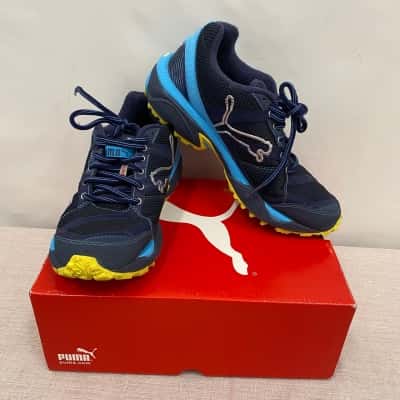 Puma Women's Runners Size US7 Navy Blue 