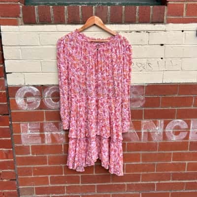 Marcs Elvis Paisley  Size 10 Mini Dress in Pink!  