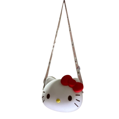  Hello Kitty 3D Silicone Shoulder Purse Crossbody Bag 