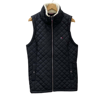 Tommy Hilfiger Womens  Size L Black  Quilted