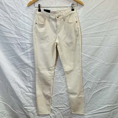 GUESS Size 25 Skinny Mid Rise Jeans Beige 
