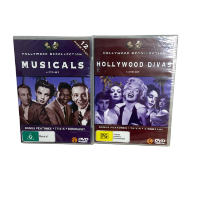 Two Hollywood Recollection DVD Set ( Musicals and Hollywood divas) 