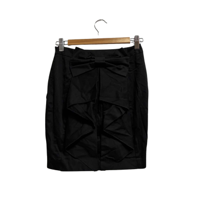 Bardot Women’s Size 6 Black Bow Skirt BNWT