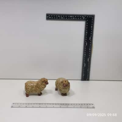 Salt and Pepper Shakers Sheep Duo 