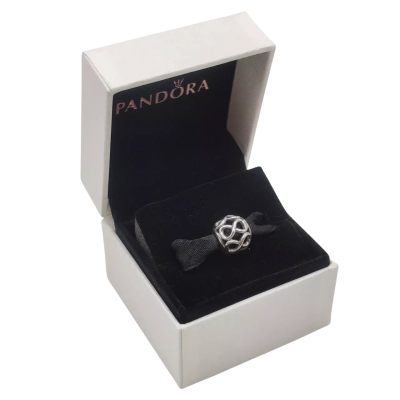 Perfect Gift Pandora Infinity Silver Openwork Charm
