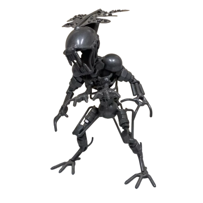 Scrap metal alien
