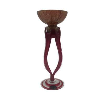 Jozefina Krosno Art Glass Pedestal Bowl