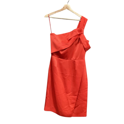 Reiss Midi Off the Shoulder Red Dress Size 12