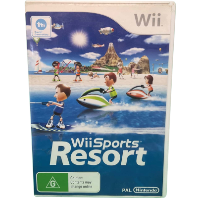 Nintendo Wii Sports Resort Video Game With Instructions.