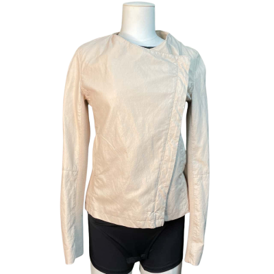 Frnch Womens  Size S Vest Jacket Beige 