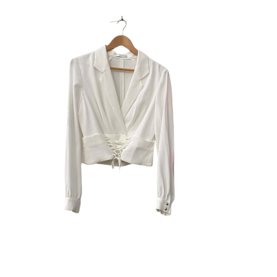 Sheike Womens  Size 12 Blouse White 