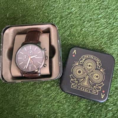 Fossil Brown Luther Watch (Boxed)