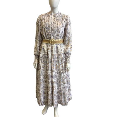 BNWT Pilgrim Women's Size 10 Long Sleeve Maxi Dress Floral Print 