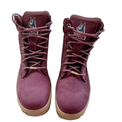 Steel Blue Womens  Size 9 Work Boots Purple 