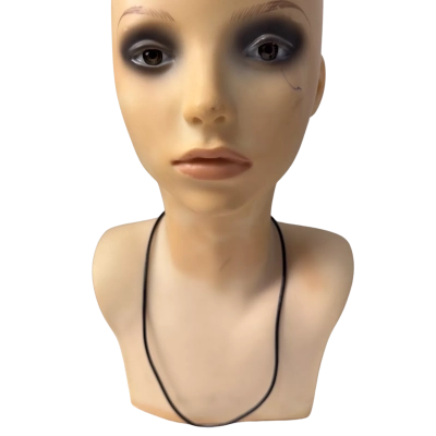 Pandora Womens Black leather necklace 
