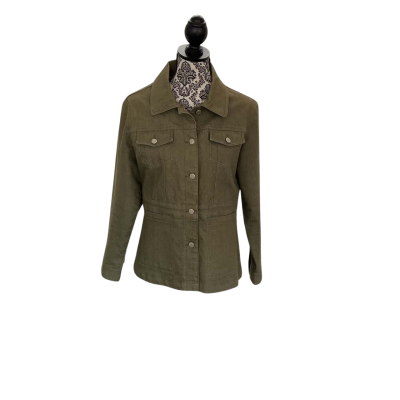 Yarra Trail Womens  Size 12 Open Jacket Green 