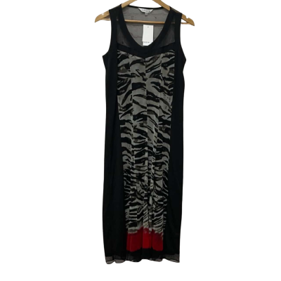 Noni B Womens  Size M Midi Dress / Sleeveless Dress  Black  