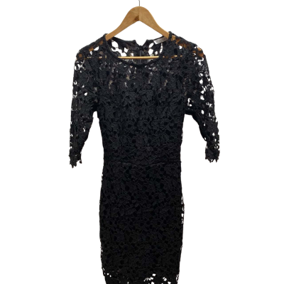 Atmos&Here Womens  Size 8 Black Evening Dress