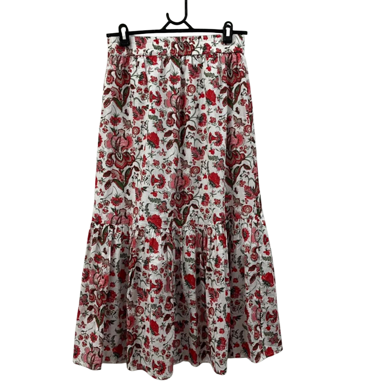 Yarra Trail Womens White & Pink Floral Skirt Size 10 BNWT